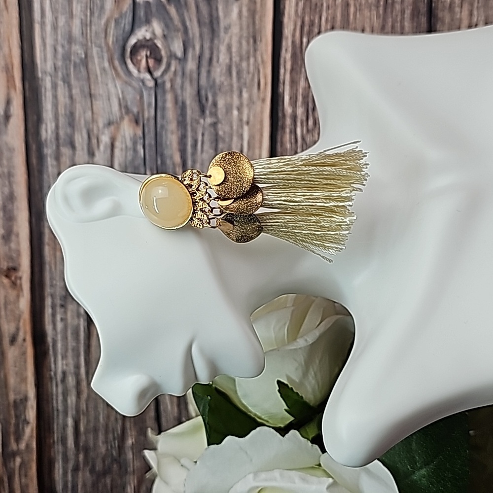 NEW BOHEMIAN TASSEL EAR STUD DANGLE EARRINGS